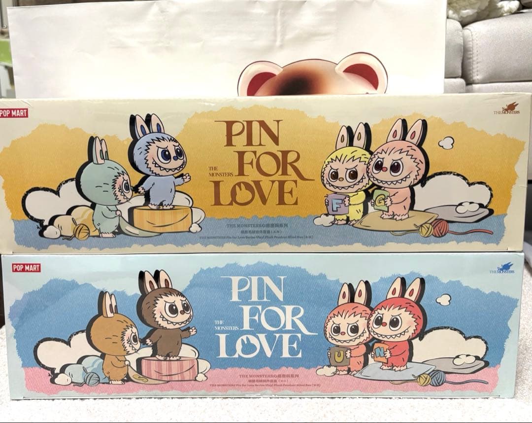 【新品未開封】ラブブ PIN FOR LOVE アソートボックス2箱セット 即日発送 イニシャルラブブ PIN FOR LOVE アソートボックス2箱セット