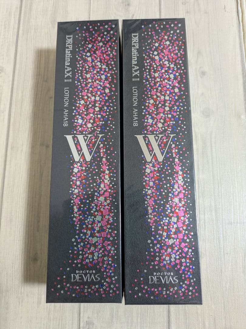 新品未開封！DRドクターデビアス プラチナAX ローション 2本セット