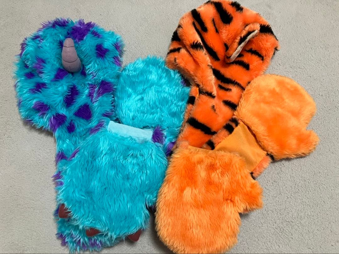 ディズニー　サリー　ティガー　マフラーファンキャップ サリー マフラーキャップ ファンキャップ ディズニー モンスターズ