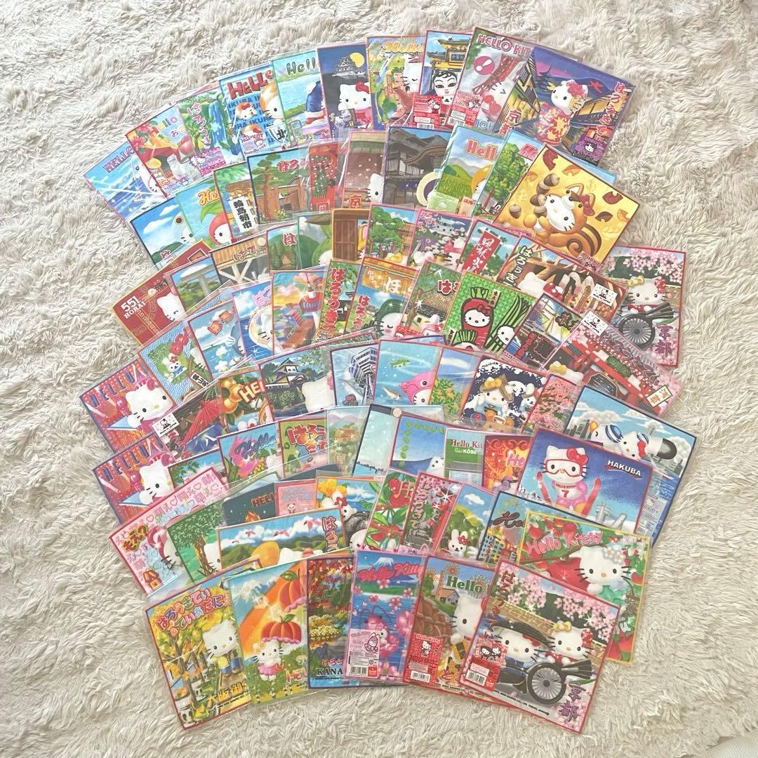 キティ　ダニエル　ご当地プチタオル　まとめ売り　80枚セット　限定品有り キティ ダニエル ご当地プチタオル まとめ売り 80枚セット 限定品有り