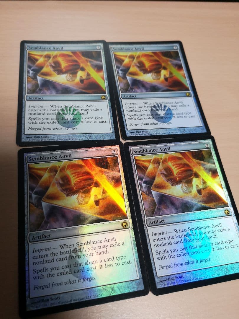 MTG　類似の金床　foil　4枚セット
