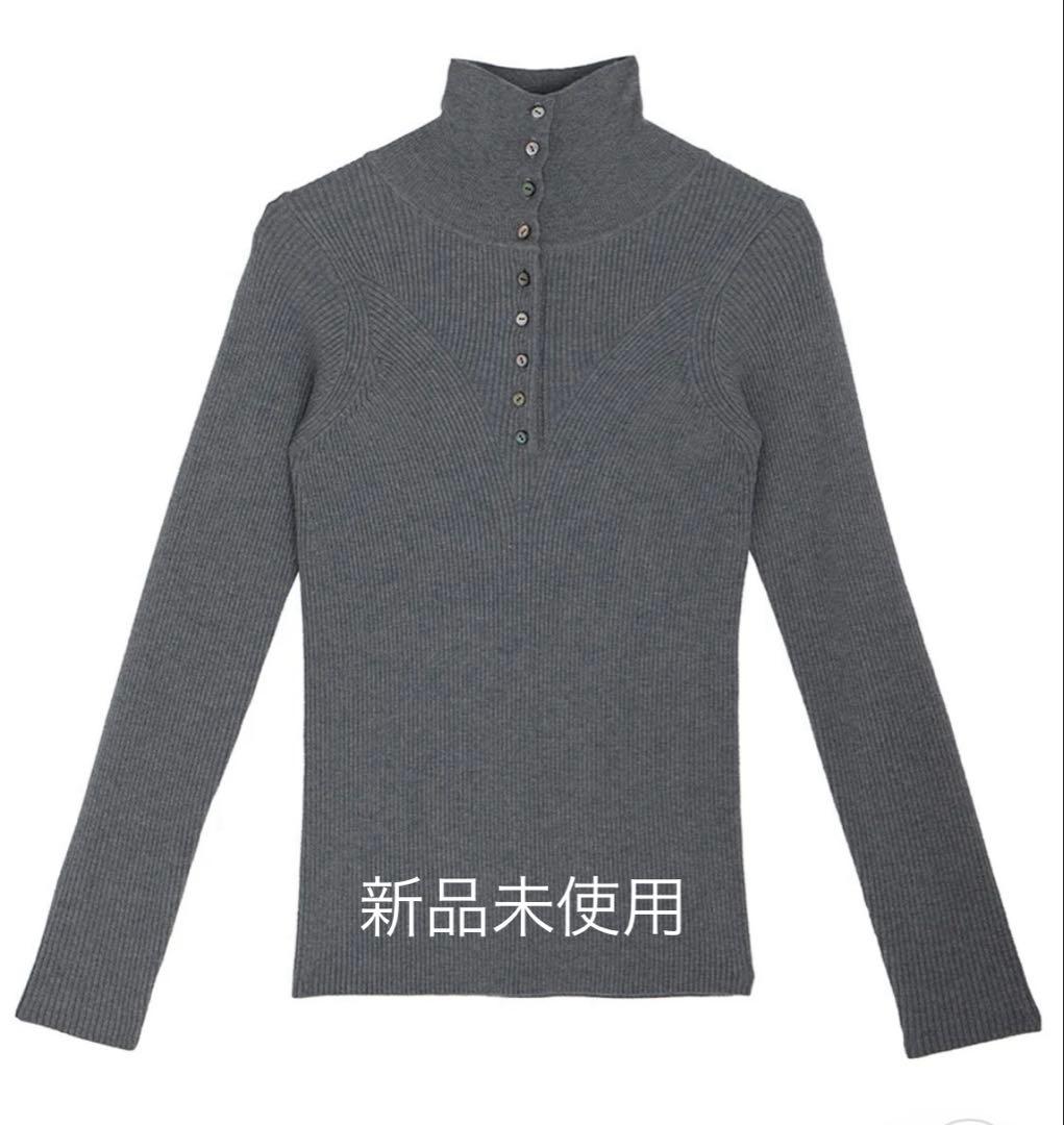 アメリヴィンテージ　UND HIGH NECK BUTTON KNIT TOP UND HIGH NECK BUTTON KNIT TOP（ニット/セーター）｜Ameri（アメリ