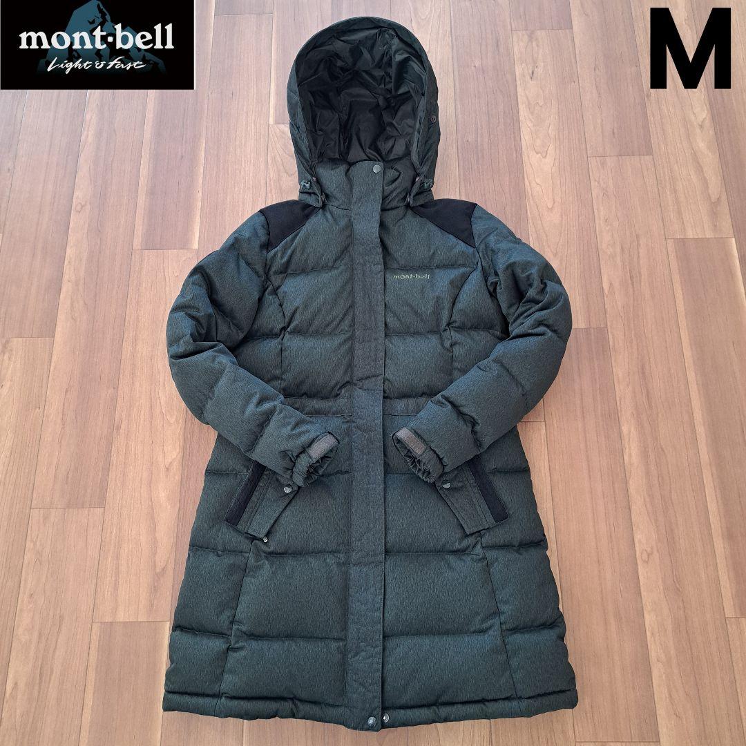 【大人気】モンベルmont-bellミドル丈ダウンコート　レディースM