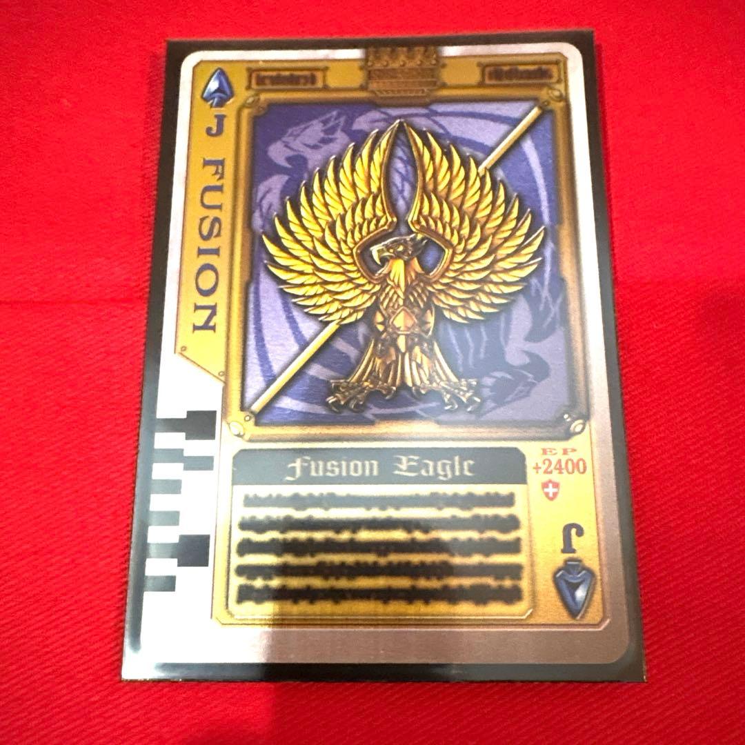 ラウズカード フュージョンイーグル 仮面ライダー剣 トレカ レア スペードJ 金