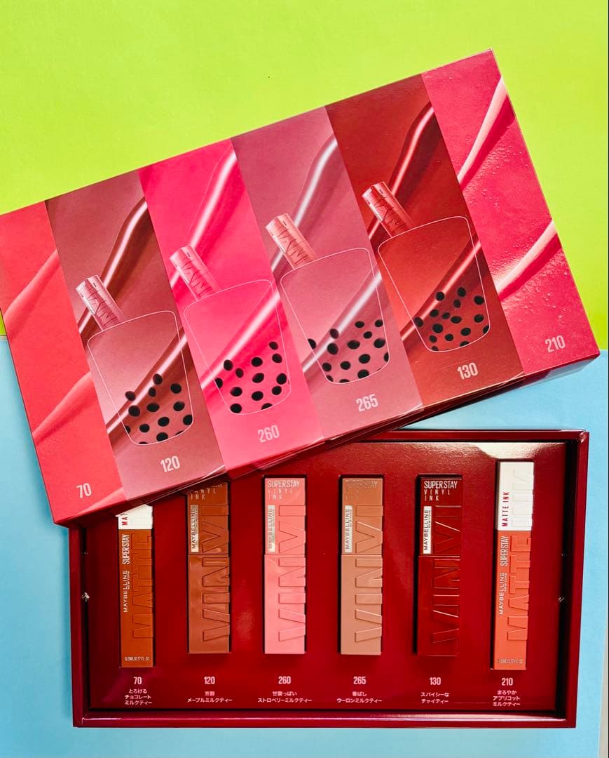 SUPER STAY MATTE INK メイベリンリップスティックセット箱付き Amazon.com : MAYBELLINE Super Stay Matte Ink Liquid Lipstick Set