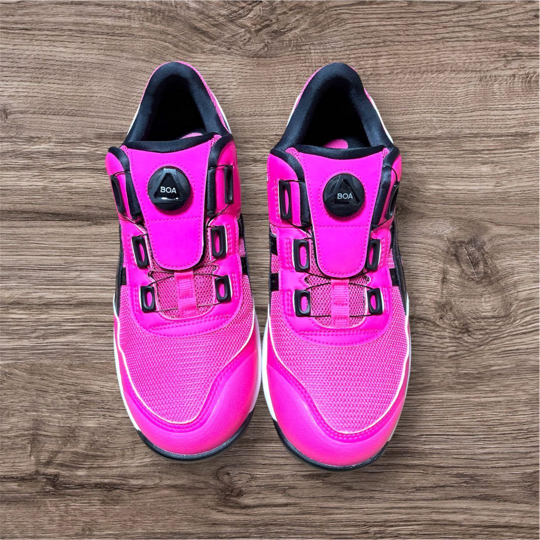 asics ボア BoA 安全靴 26.5cm ピンク 限定カラー レア