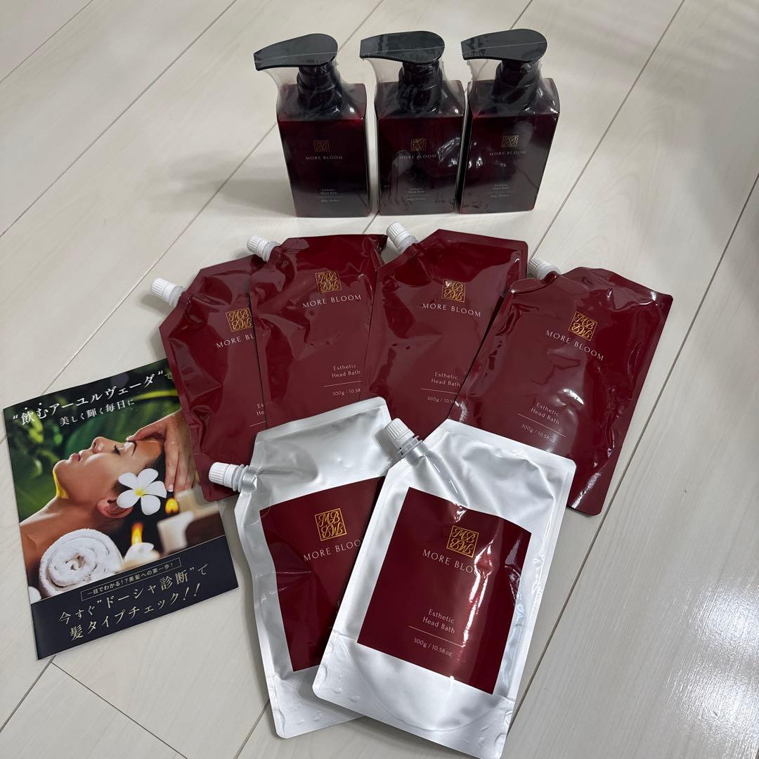 MORE BLOOM シャンプー 3本セッ詰め替え6袋 楽天市場】MOREBLOOM モアブルーム 300g リニュアール 旧