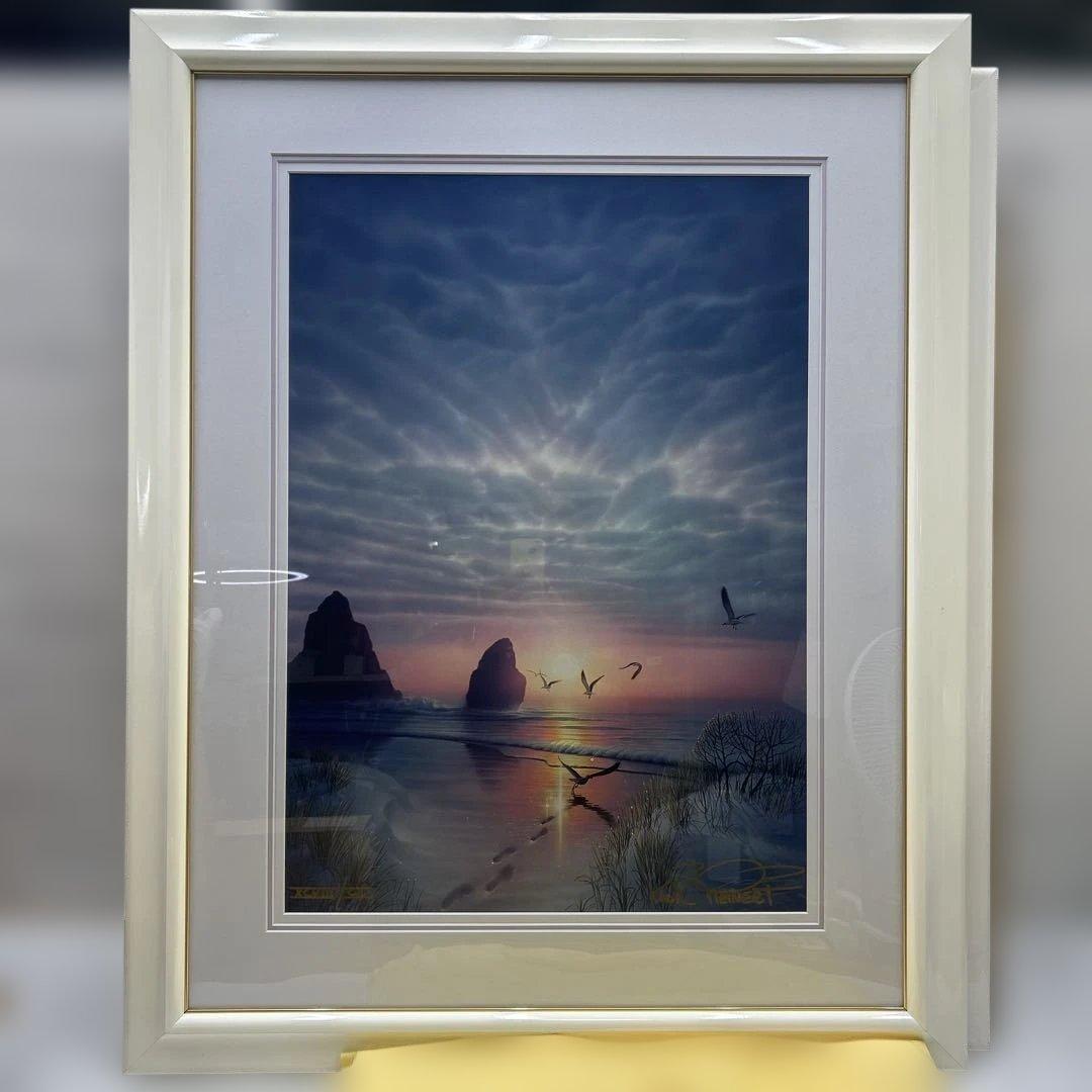 6354 カーク・レイナート「ラディアント・シーショー」サイン ◆ダイヤ2個付