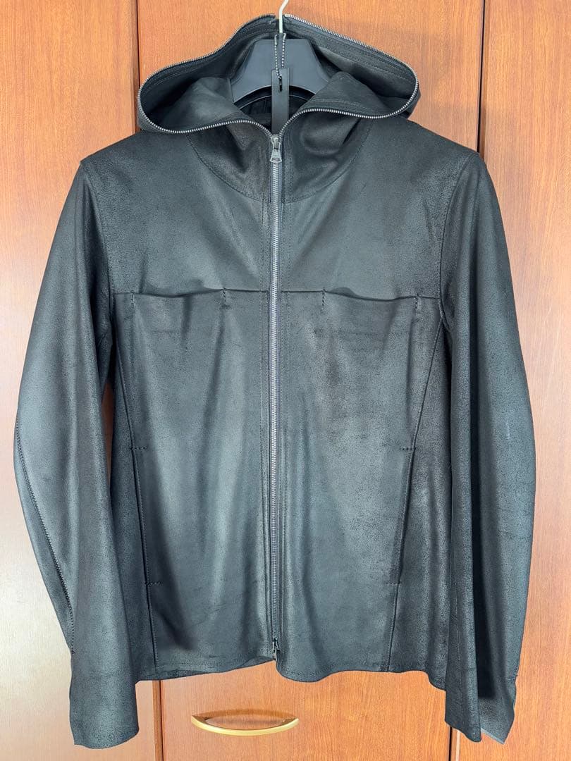 ISAMU KATAYAMA BACKLASH レザーフードジャケット　美品