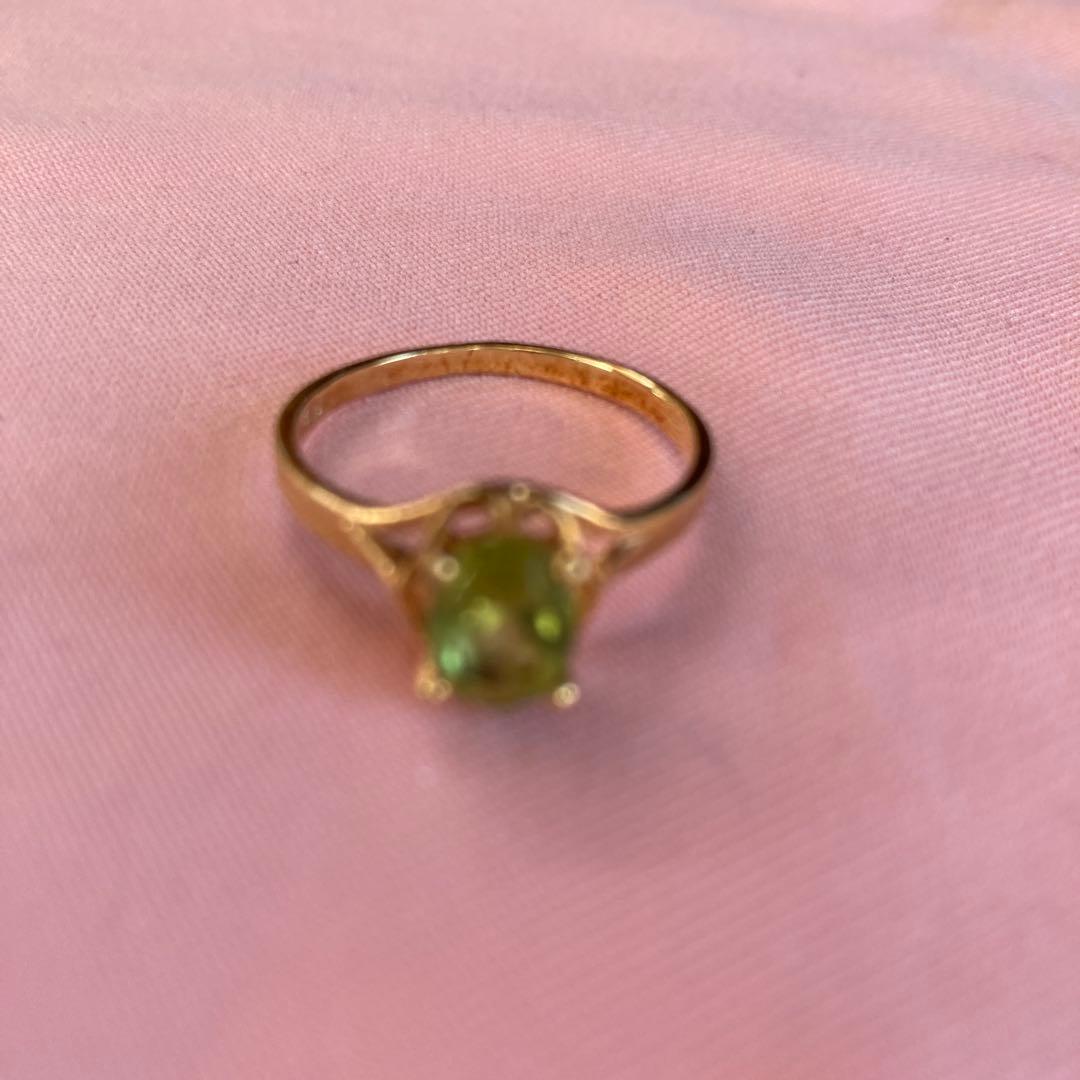 ペリドット指輪　750