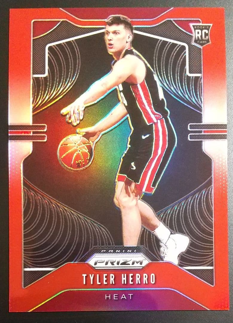 【美品】 Tyler Herro Red Prizms RC /299 Tyler Herro 2019 Prizm #259 Red /299 Price Guide - Sports Card