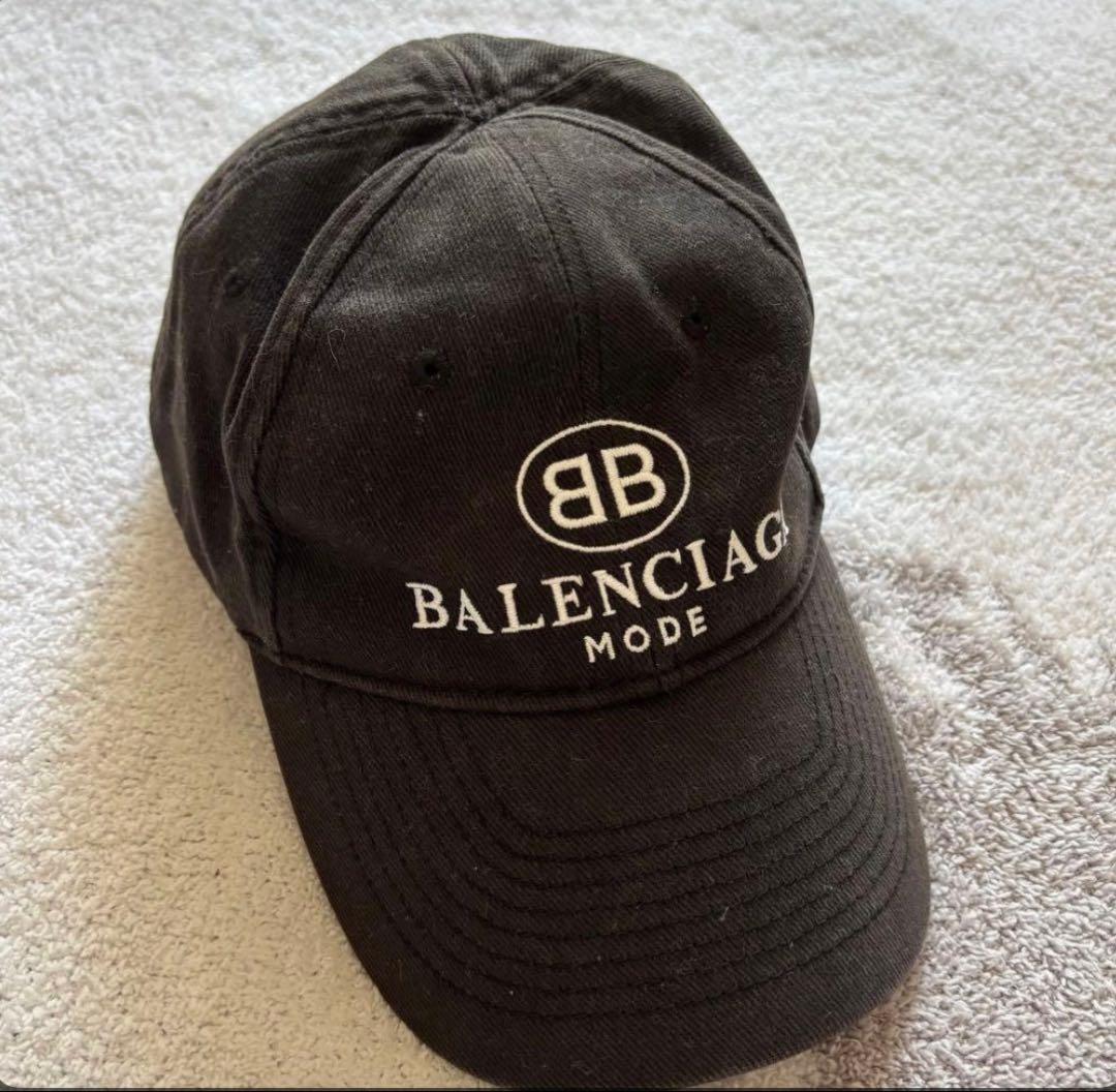 BALENCIAGA バレンシアガ BB MODEキャップ BALENCIAGA（バレンシアガ） 美品/国内正規 BB MODE LOGO BBモードロゴ