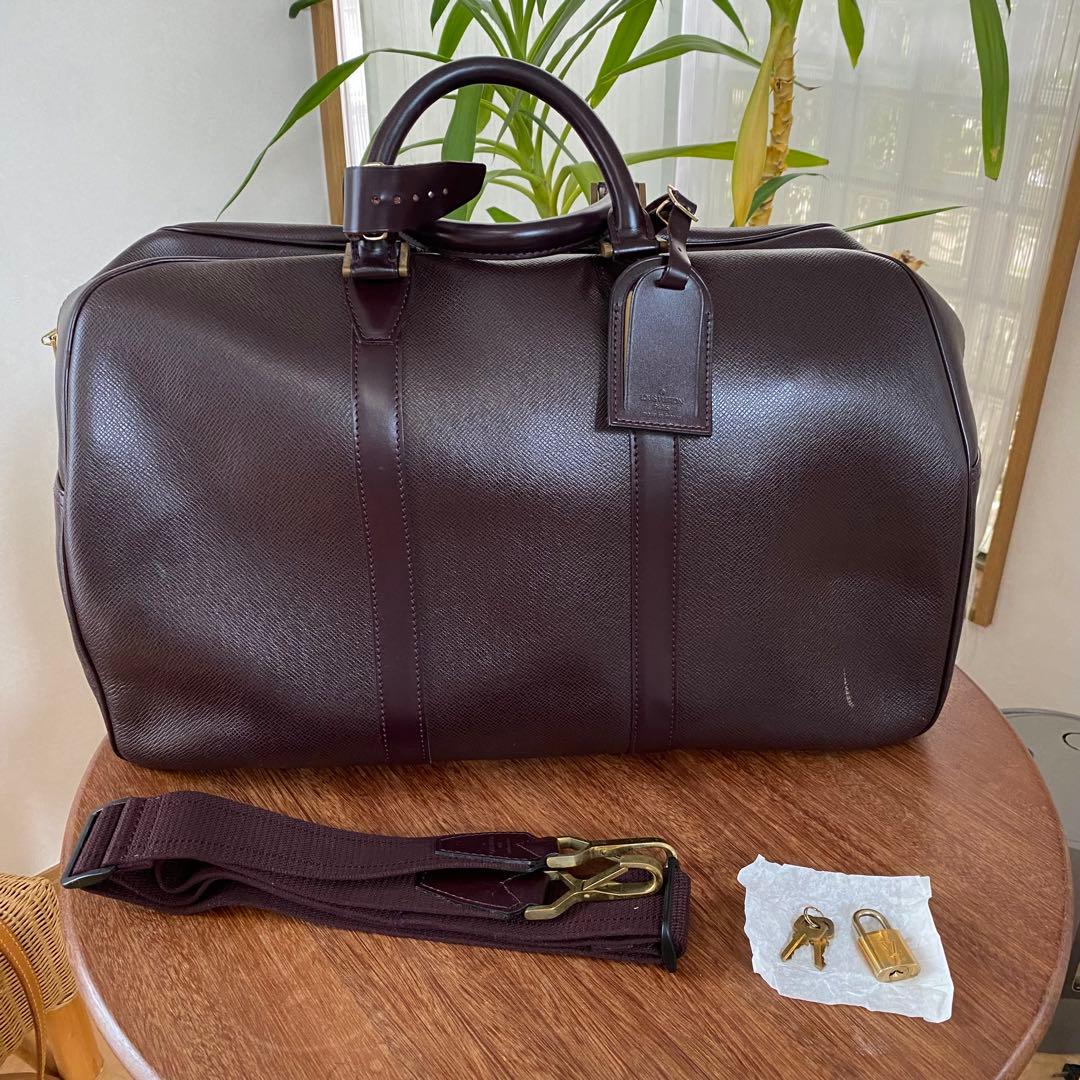 LOUIS VUITTON　ケンダルGM　ボストンバッグ　タイガ/アカジュー