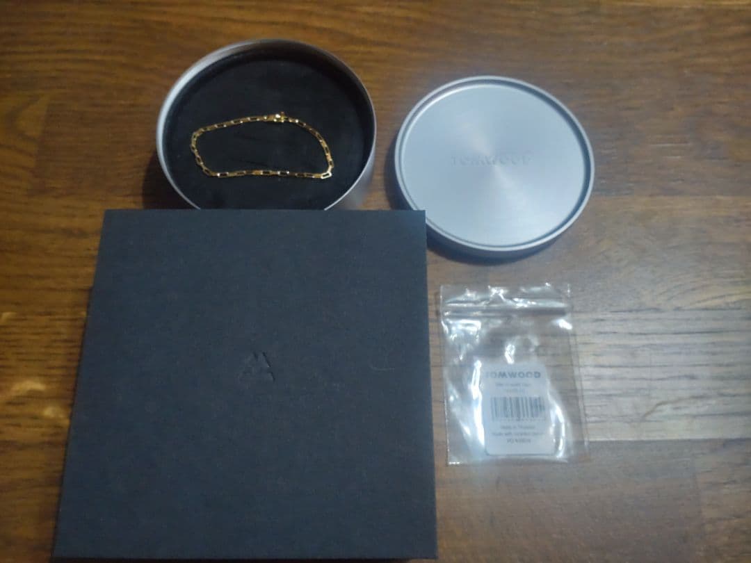 トムウッド　Billie Bracelet Gold 7.0インチ