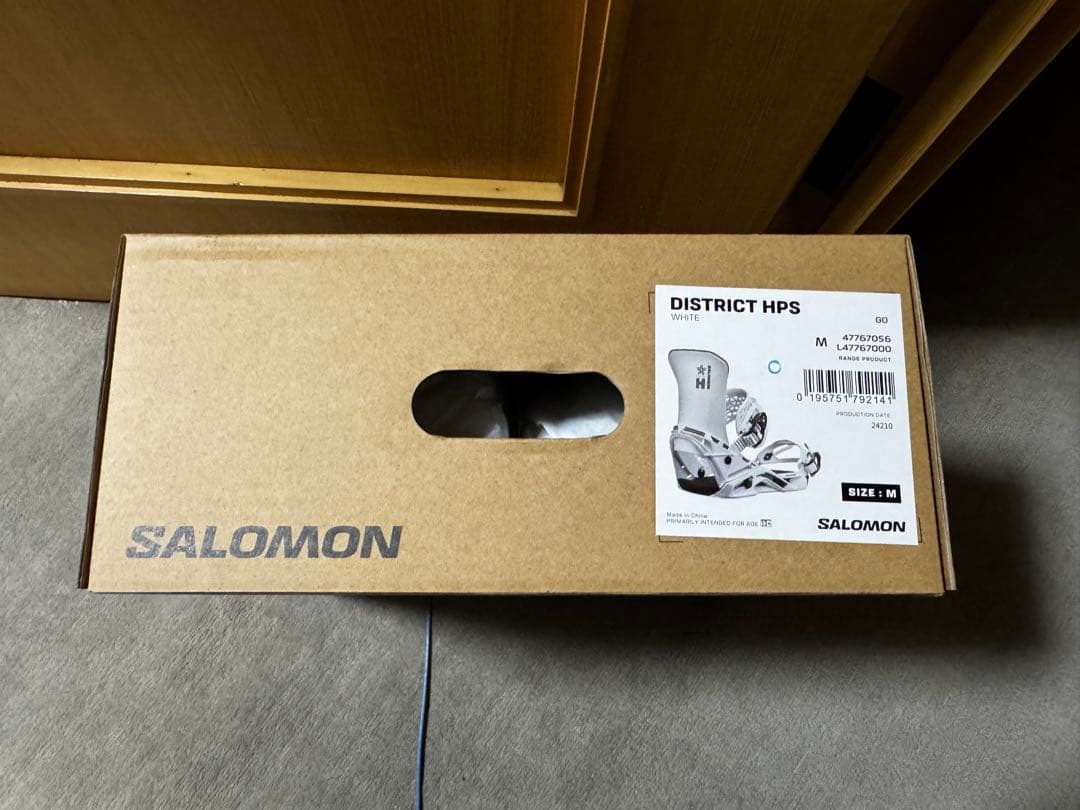 SALOMON サロモン DISTRICT HPS ビンディング M ホワイト サロモン（SALOMON）（メンズ、レディース）22-23 スノーボード