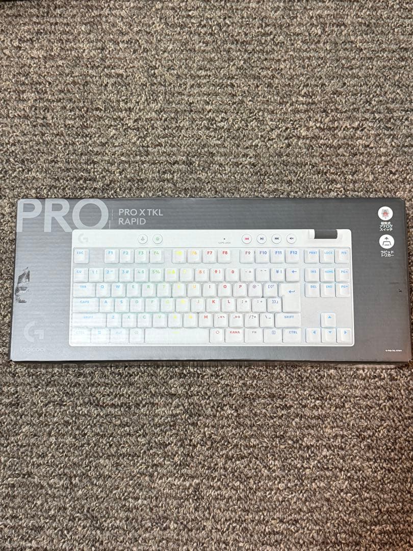 LogicoolPRO X TKL RAPIDゲーミングキーボード テンキーレス