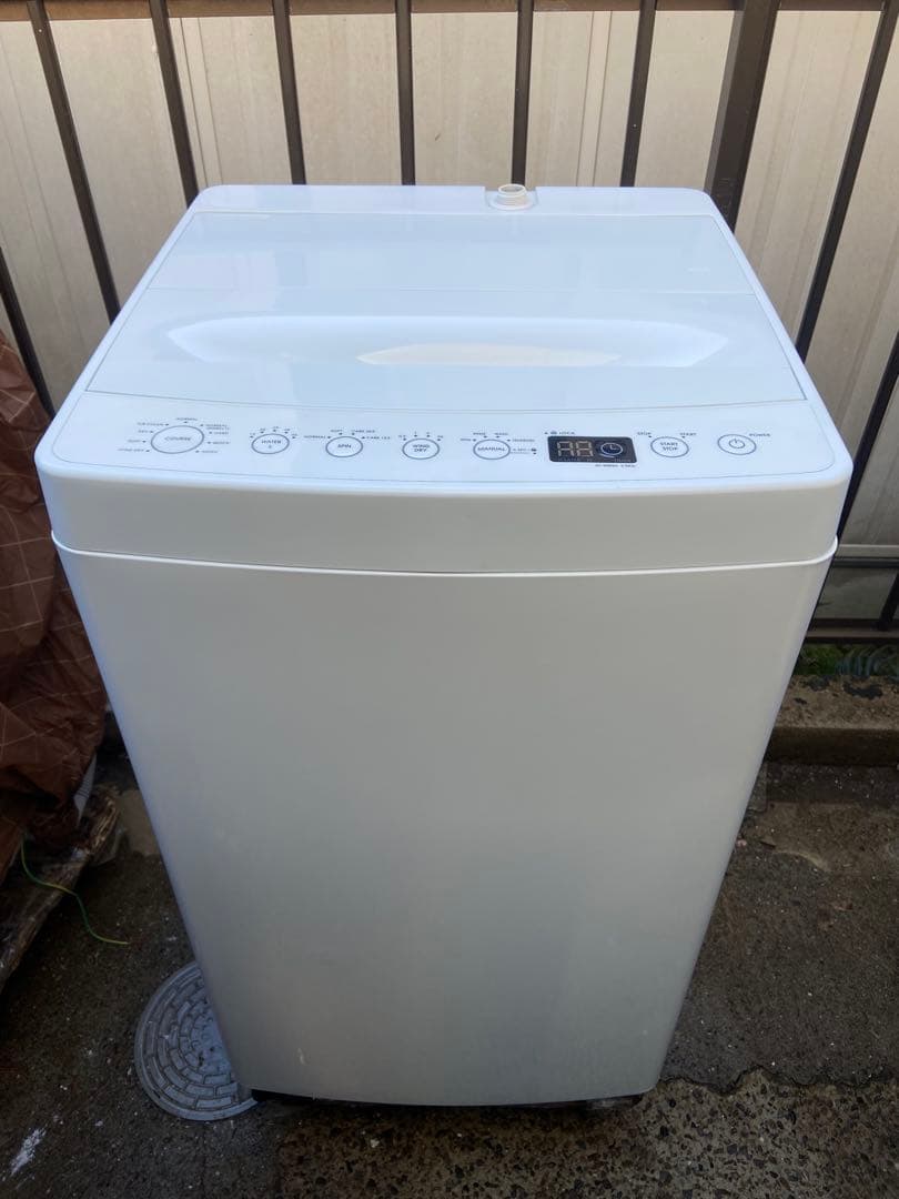 H696 極美品 amadana 2018年製 全自動洗濯機 5.5kg