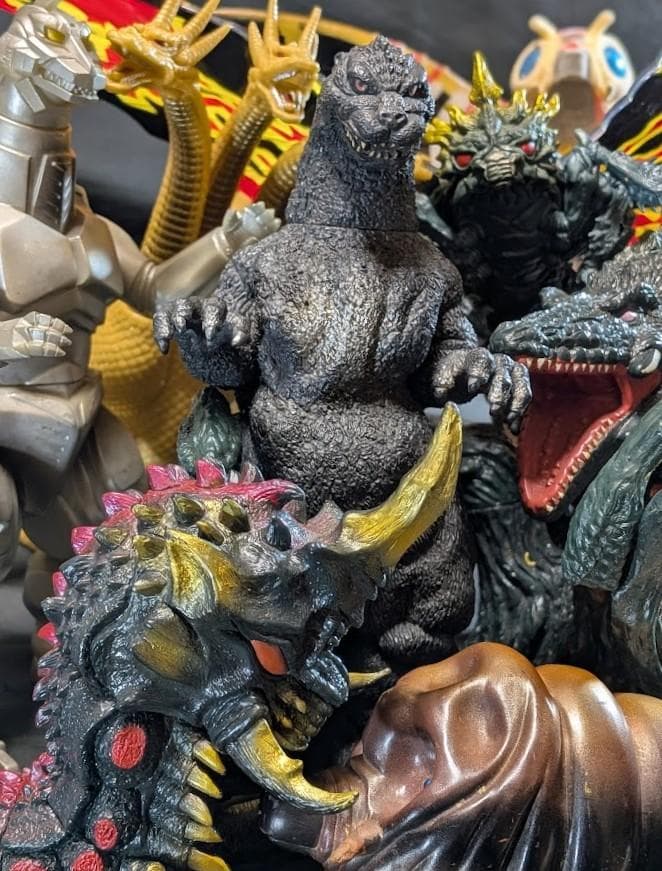 平成ゴジラVSビオランテ・モスラ他（バンダイ）ソフビフィギュア８体セット