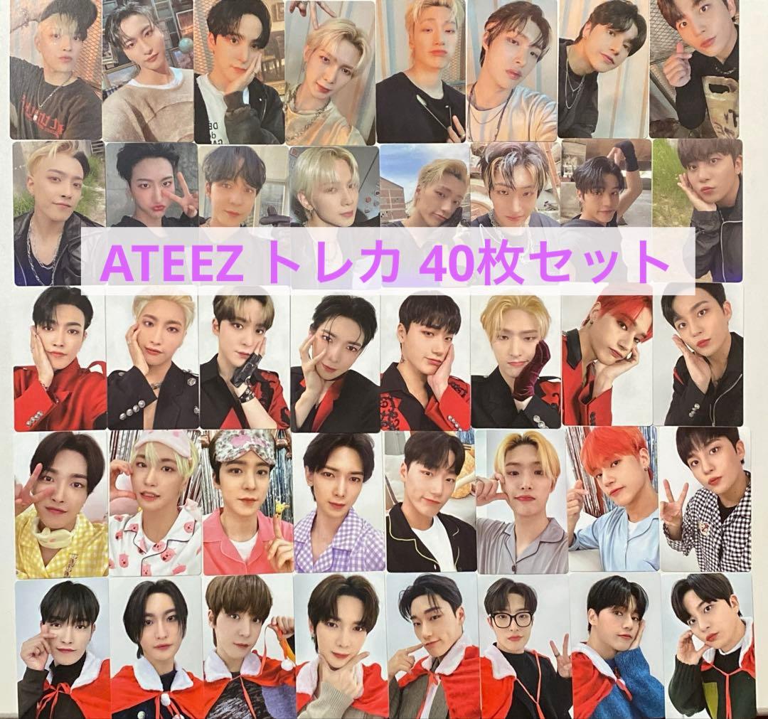 ATEEZ トレカ 40枚 BEATROAD パジャマ 花びら クリスマス