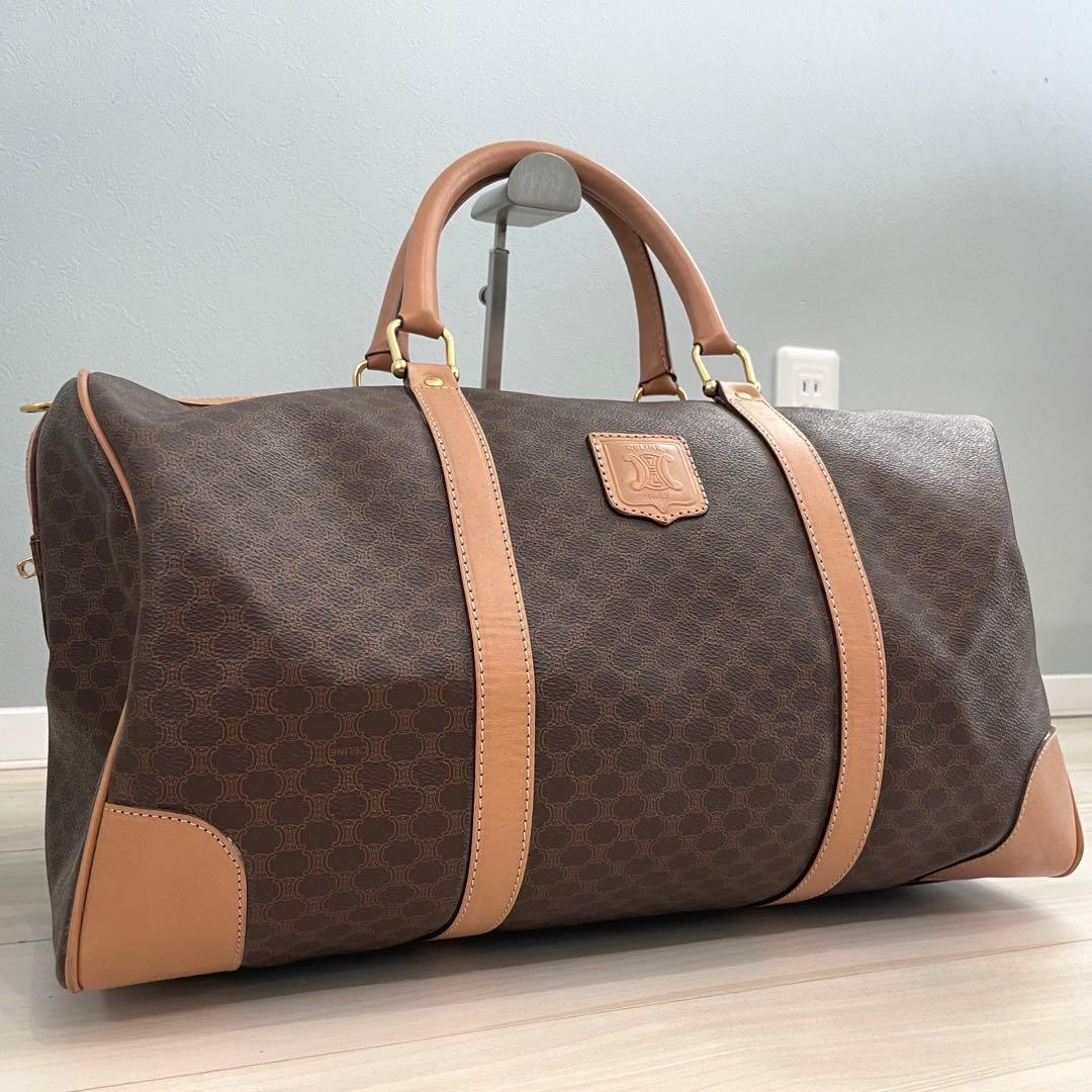 CELINE マカダム トリオンフ ボストンバッグ