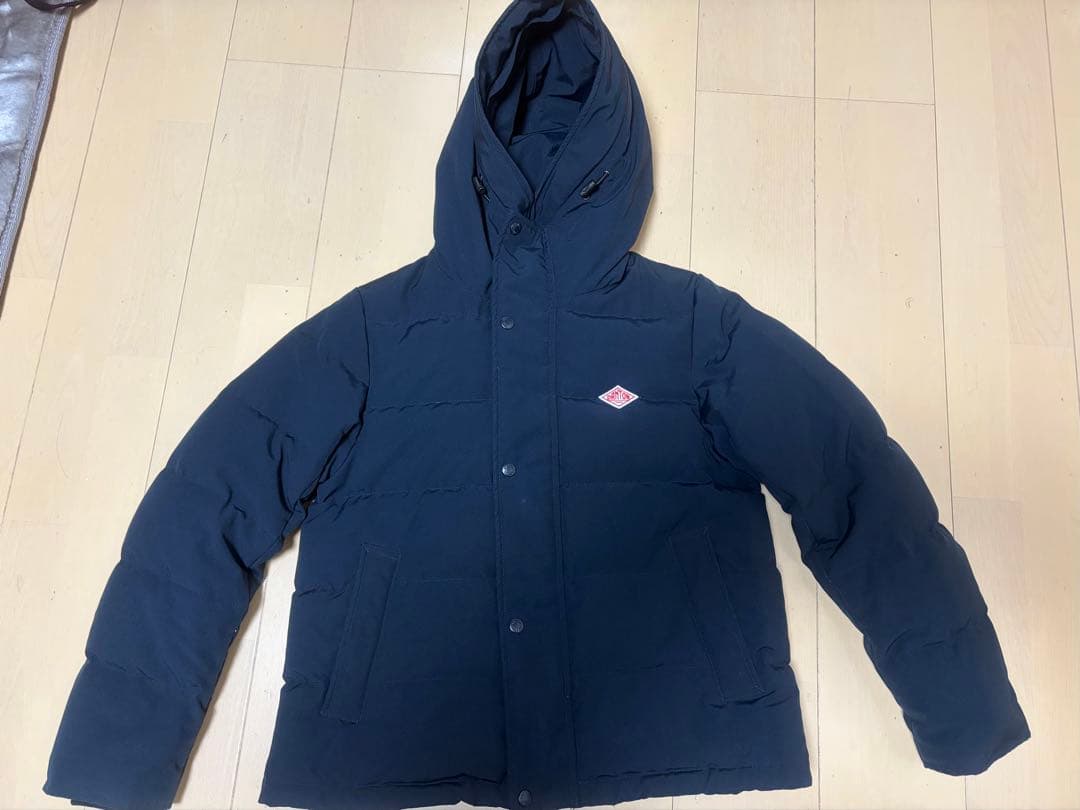 DANTON ダウンジャケット　レディース　38 ネイビー　ダントン