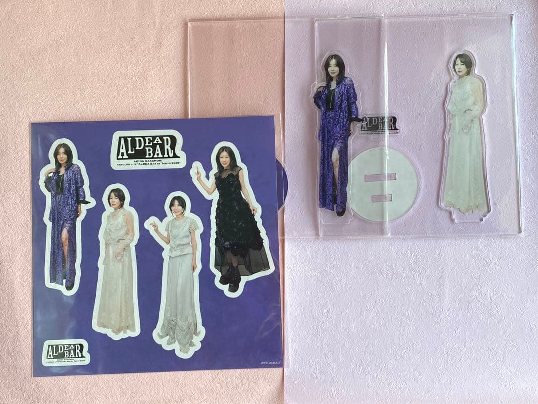 中森明菜 ALDEA Bar アクリルスタンド、ステッカー　3点セット