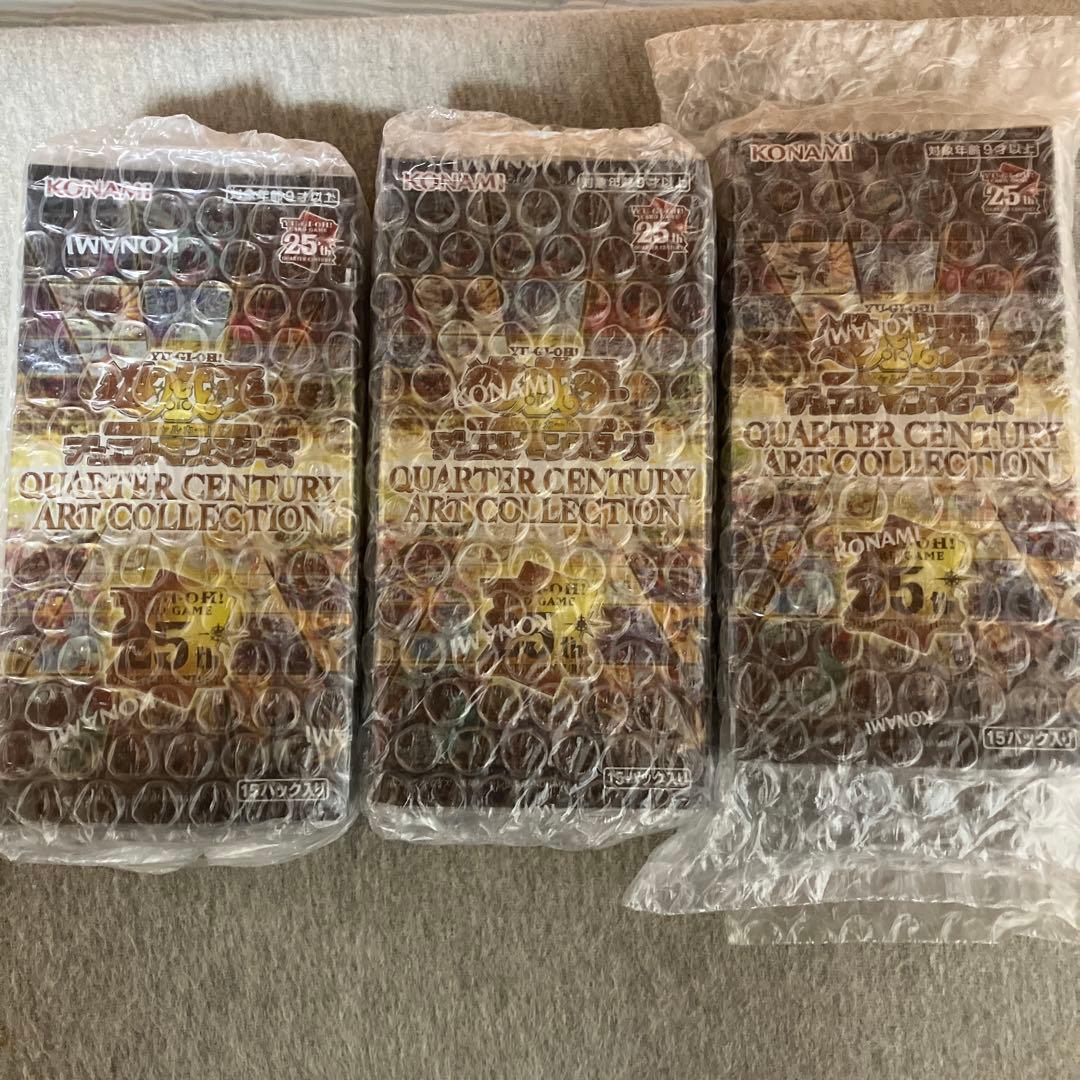 遊戯王 未開封シュリンク付きQUARTER CENTURY 3BOX