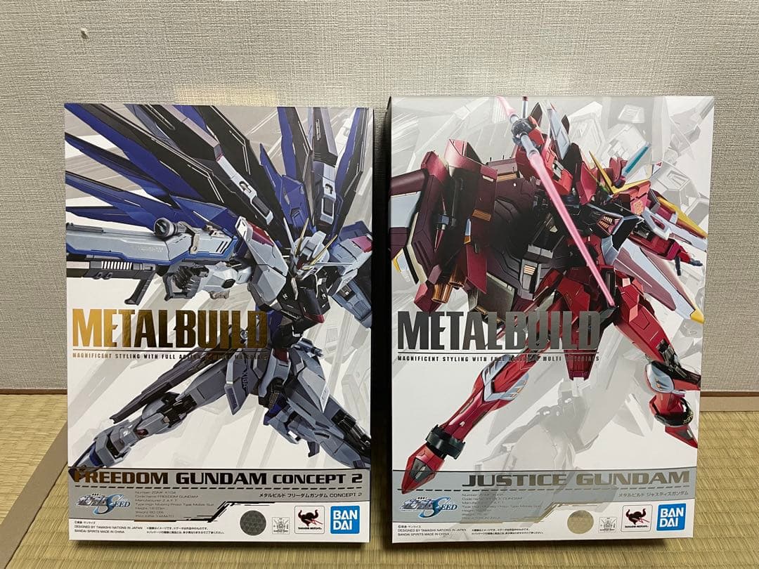 L BUILD フリーダムガンダムC2＆ジャスティスガンダムセット 機動戦士ガンダム GフレームFA フリーダムガンダム＆ジャスティス