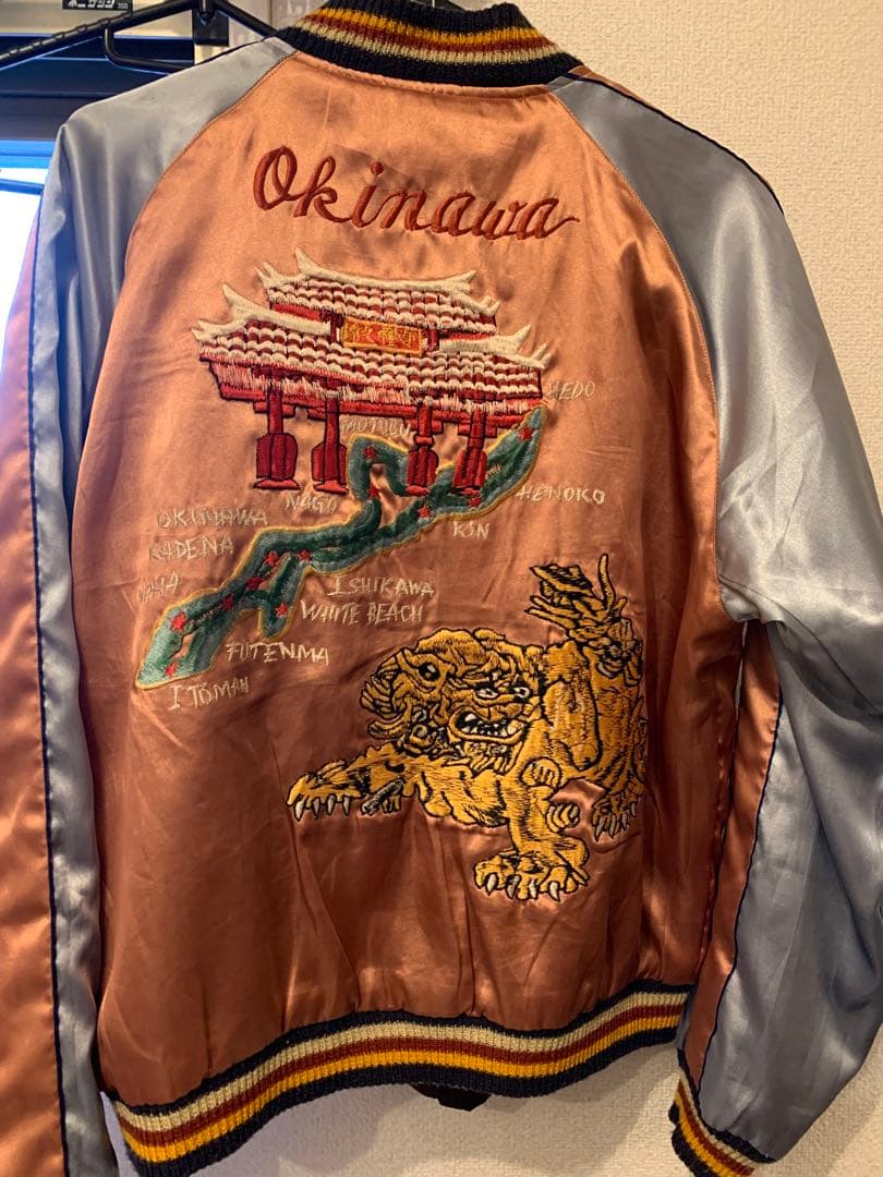 テーラー東洋 スカジャン USMC 黒豹 沖縄 - メルカリ