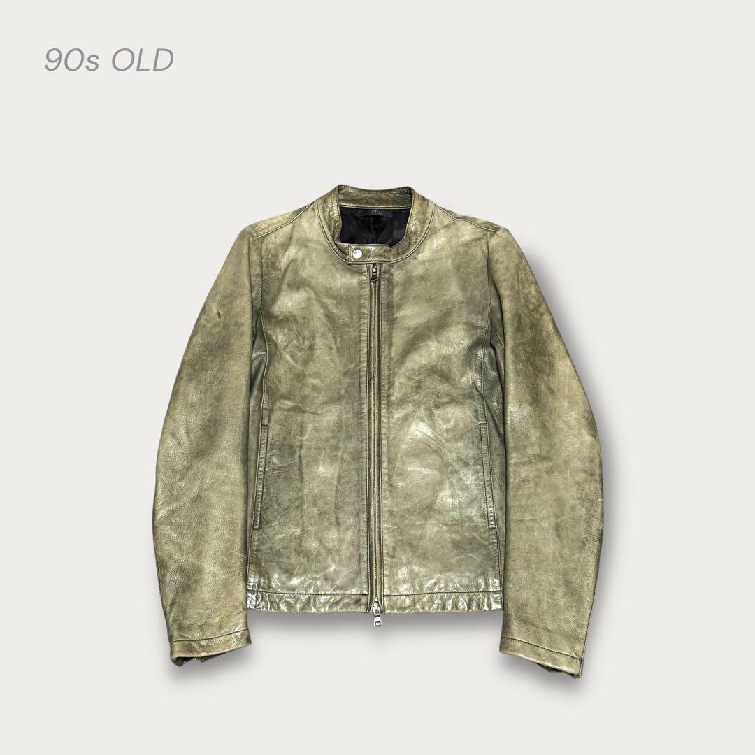 90sy2k ルイスレザー ビンテージ加工 アーカイブ アメカジ 上質 激レア