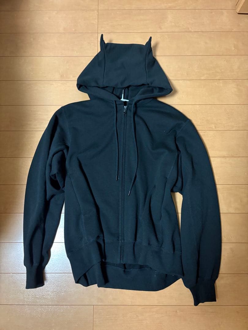 lad musician耳付き黒パーカー サイズ44