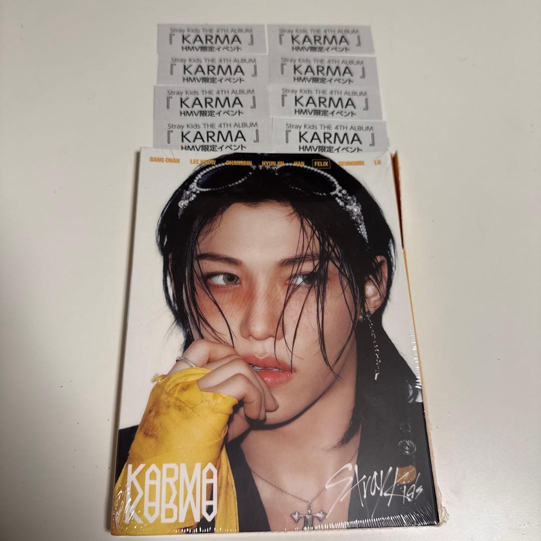 straykids フィリックス　KARMA アルバム　シリアル付