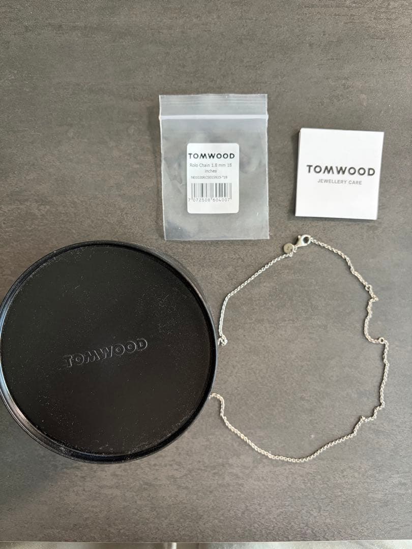 Tom Wood ロロチェーン スターリングシルバー ネックレス