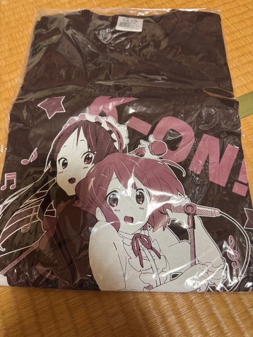 新品未開封　けいおん　Tシャツ　Lサイズ　平沢唯&秋山澪