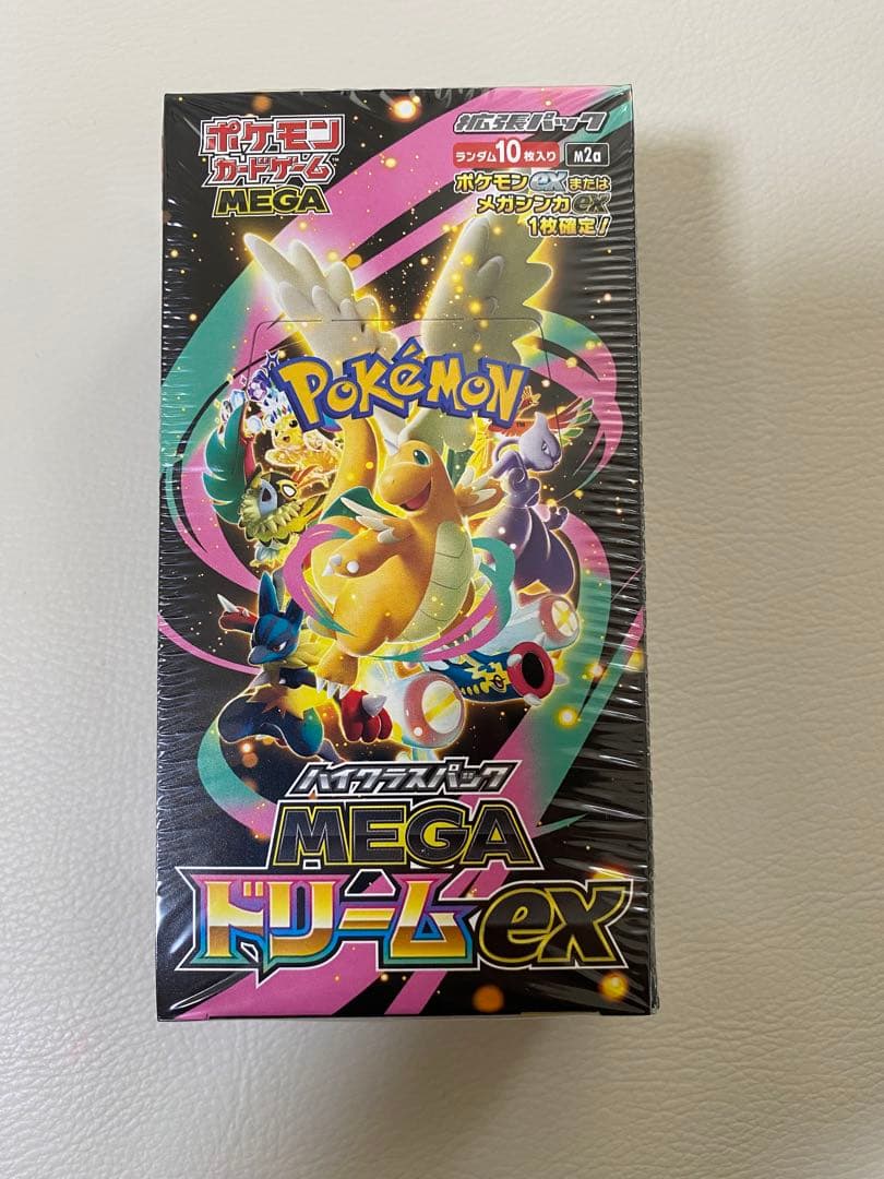 【未開封BOXシュリンク付】ポケカMEGAドリームEX×1