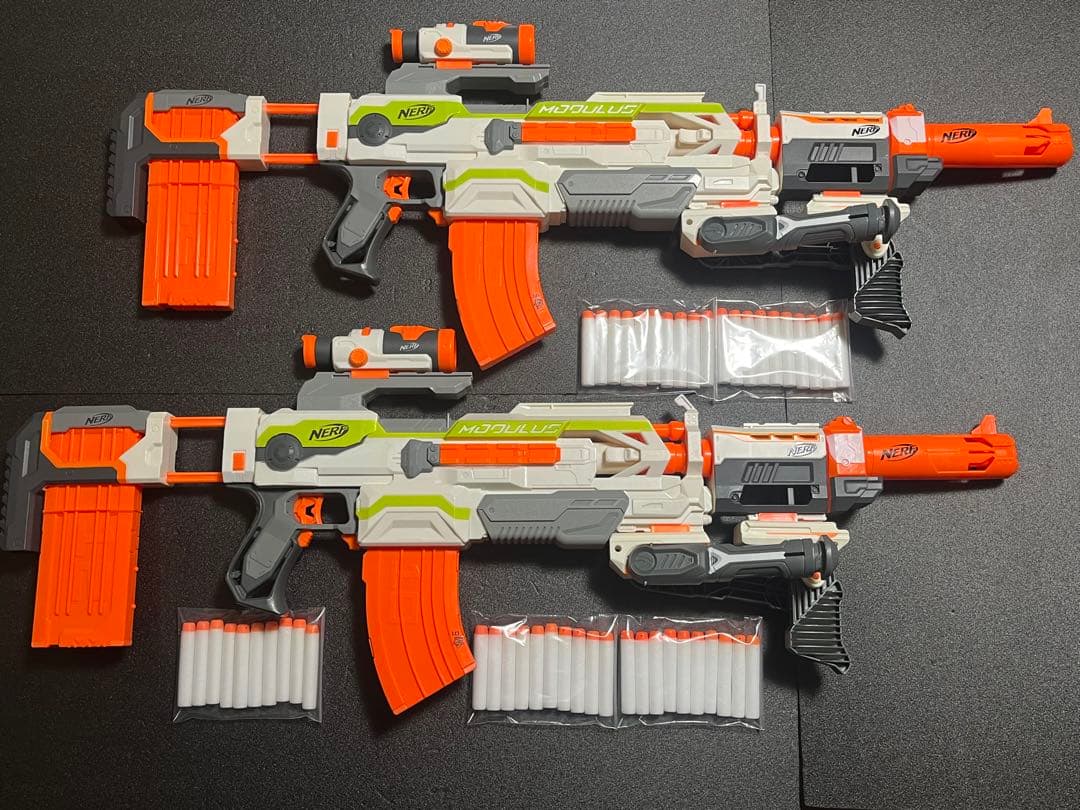 ナーフ モジュラス ECS-10 +追加パーツ 2個セット オレンジトリガー