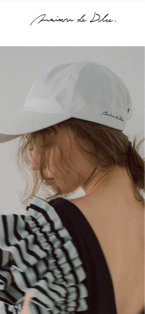【専用です】メゾンドドルチェMaison de dolce.キャップ