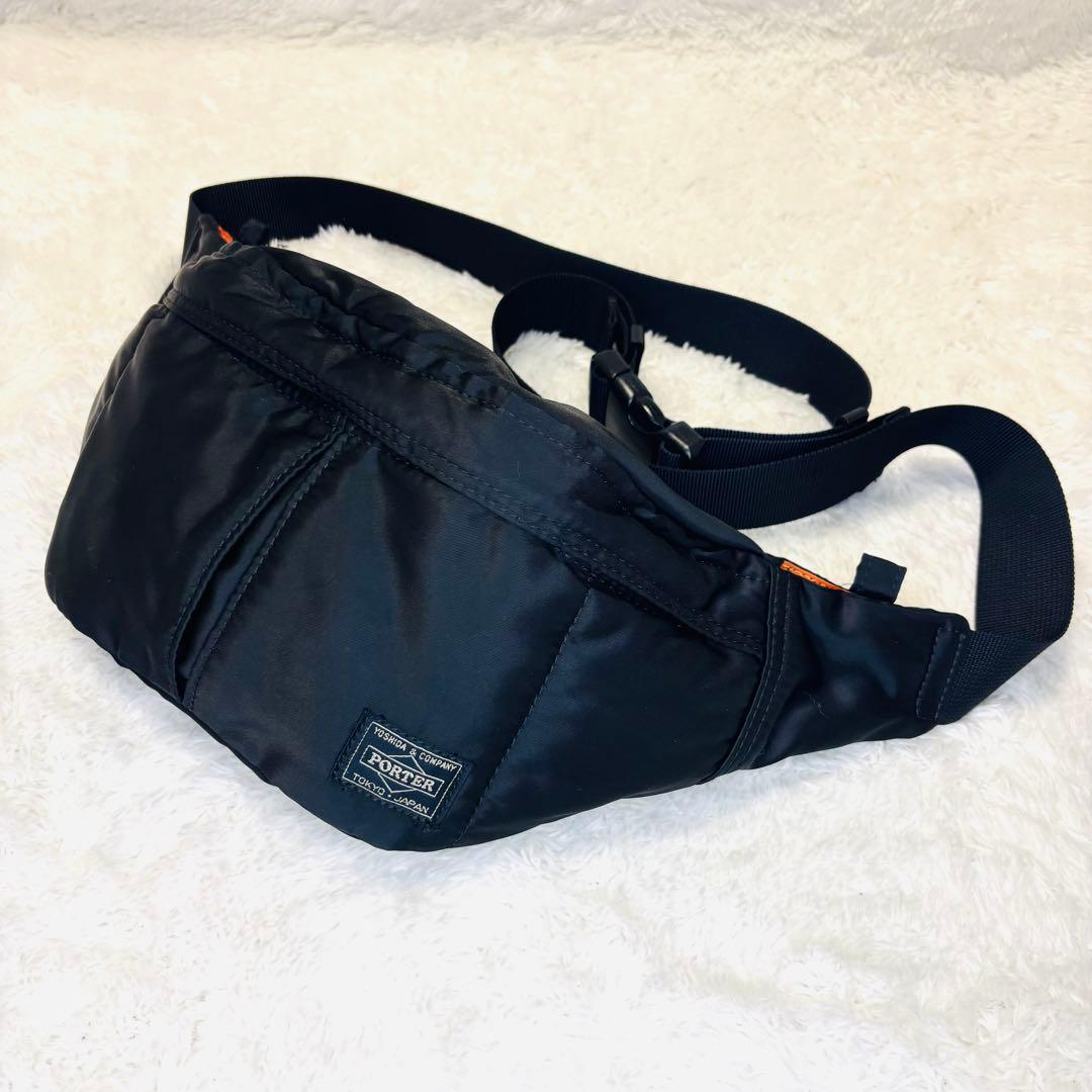 PORTER タンカー ウエストバッグ 黒 ボディ 美品 極美品 porter タンカー ウエスト ポーチ ボディバッグ 黒｜Yahoo