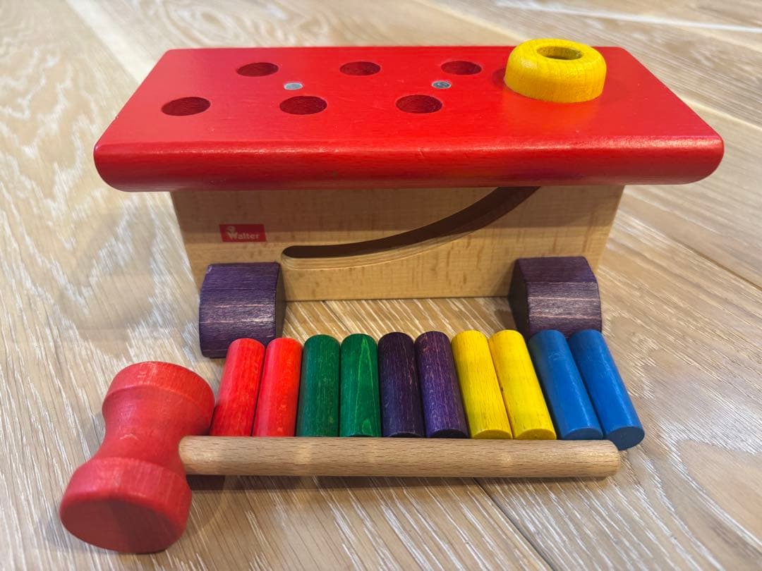 ニック社　ウォルター社　木製知育玩具　大工さん ニック社 ウォルター社 木製知育玩具 大工さん