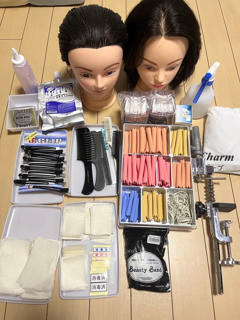 ワインディング、オールウェーブセット 美容学生