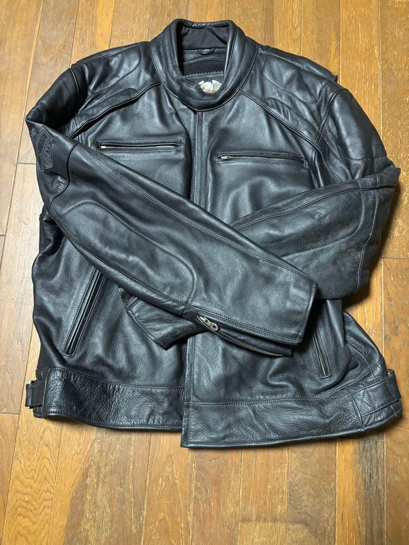 Harley-Davidson 革ジャン 2XL ハーレーダビッドソン ビクトリー・レーンIIレザージャケット -ハーレーダビッドソン公式