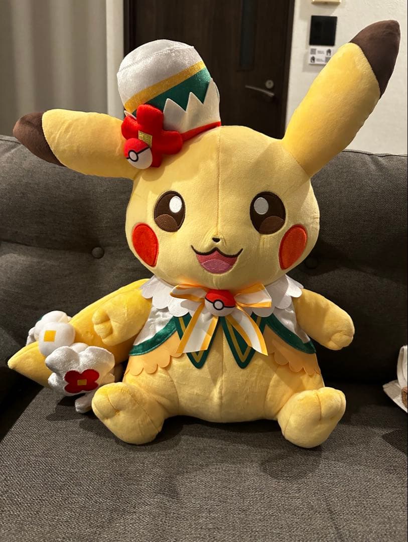 ポケパークカントー限定 ピカチュウ　ぬいぐるみ　大サイズ