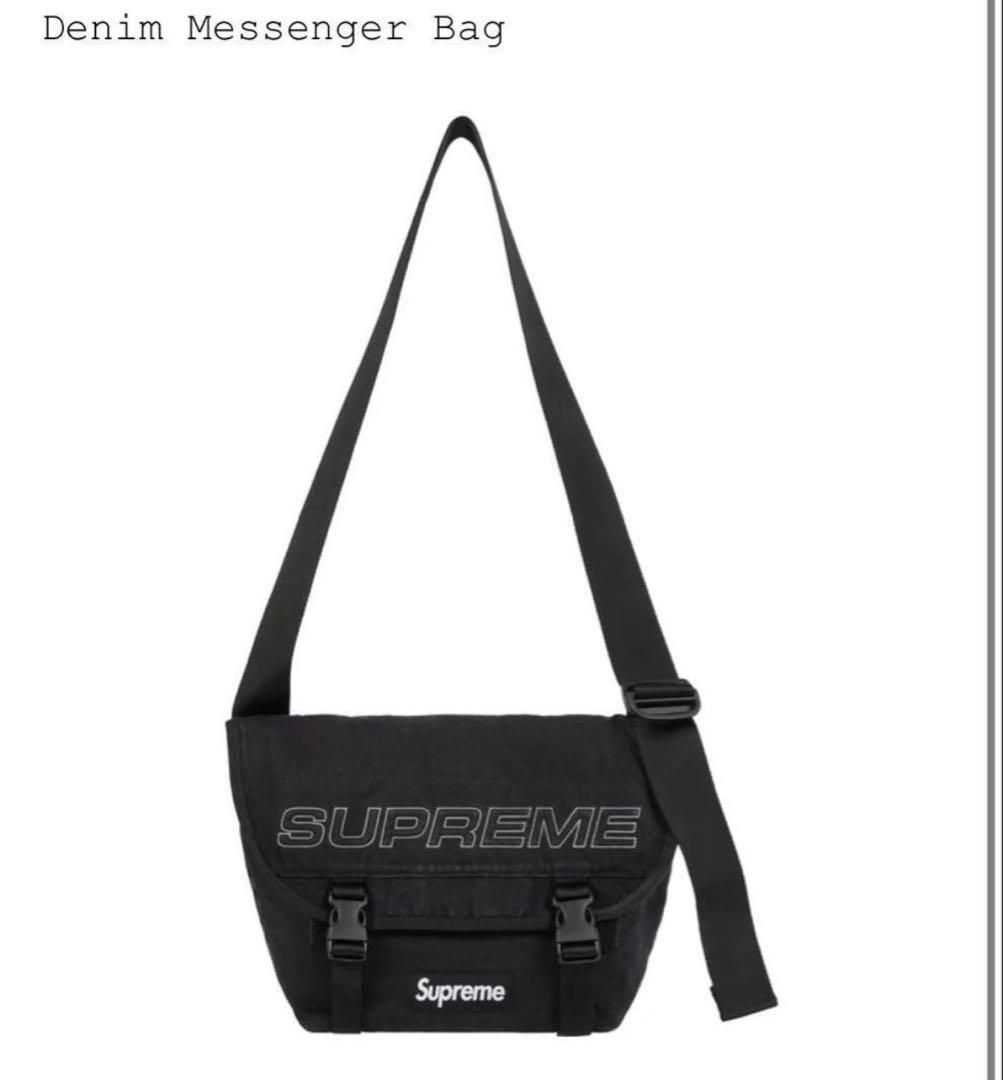 バッグ supreme denim messenger bag