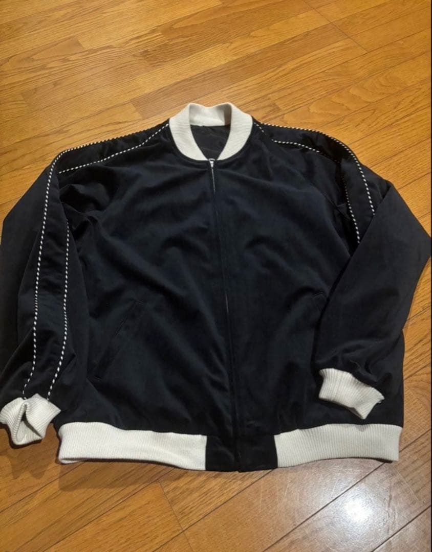 Lサイズ WAIPER.inc 別珍 スーベニアジャケット スカジャン 黒