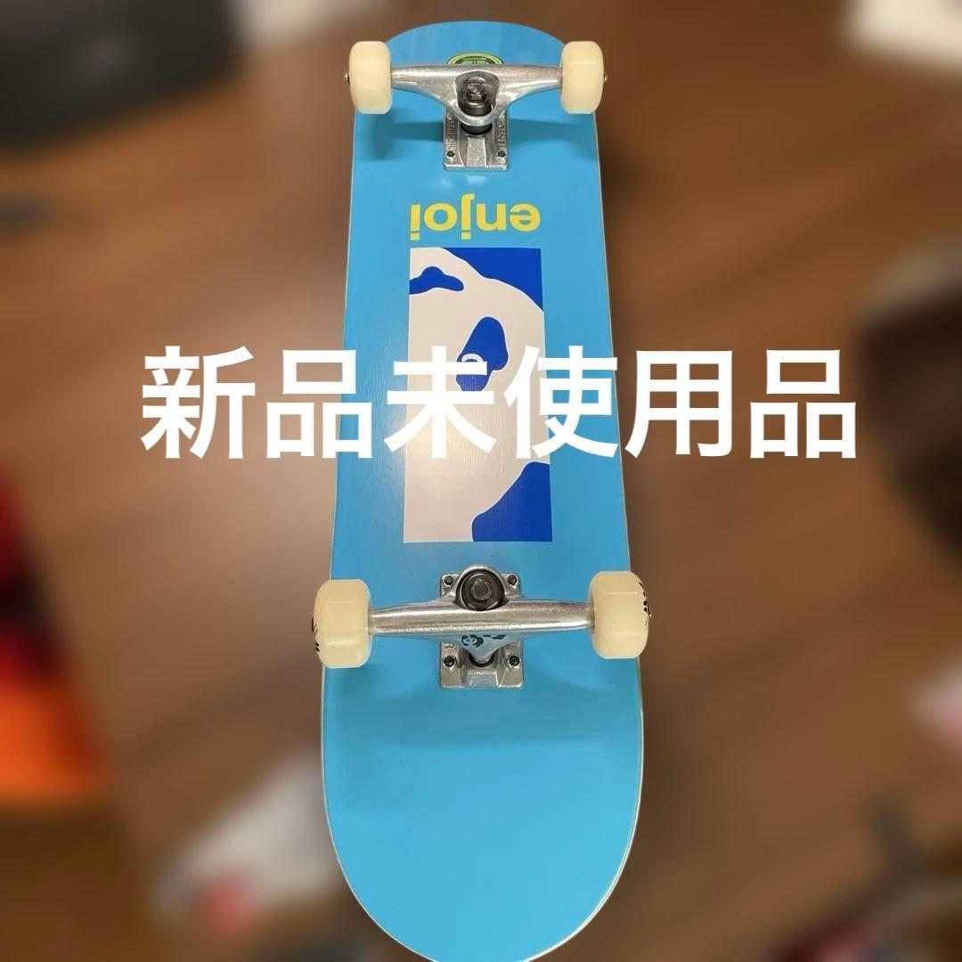新品enjoy スケートボード コンプリート 青 三方良し コンプリート スケートボード22インチミニクルーザータイプ