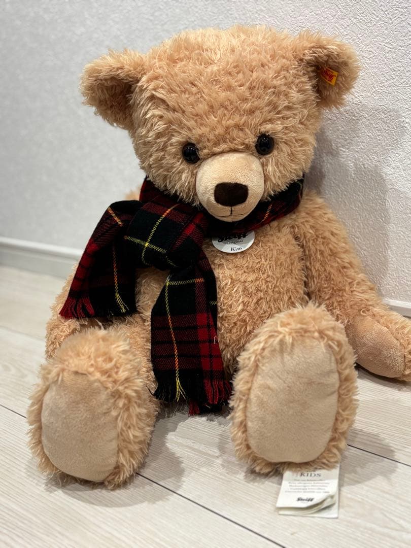 Jonesシュタイフ 美品タグ付 テディ キム ベージュ 65 テディベア