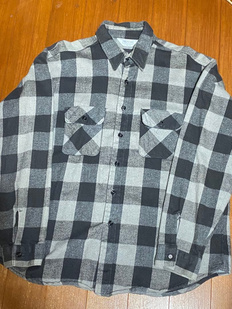 80s FIVE BROTHER XL ブラック、グレー