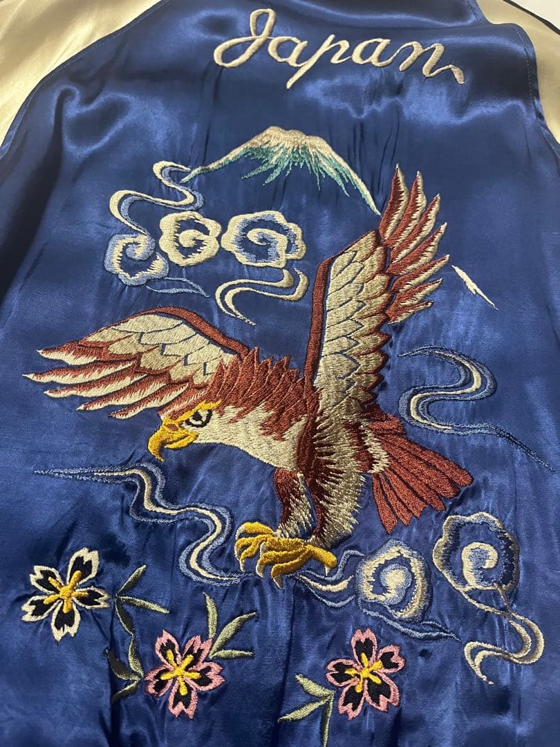 【激レア】THE FLAT HEAD フラットヘッド スカジャン 中古・古着通販】THE FLAT HEAD (ザ・フラットヘッド) リバーシブル