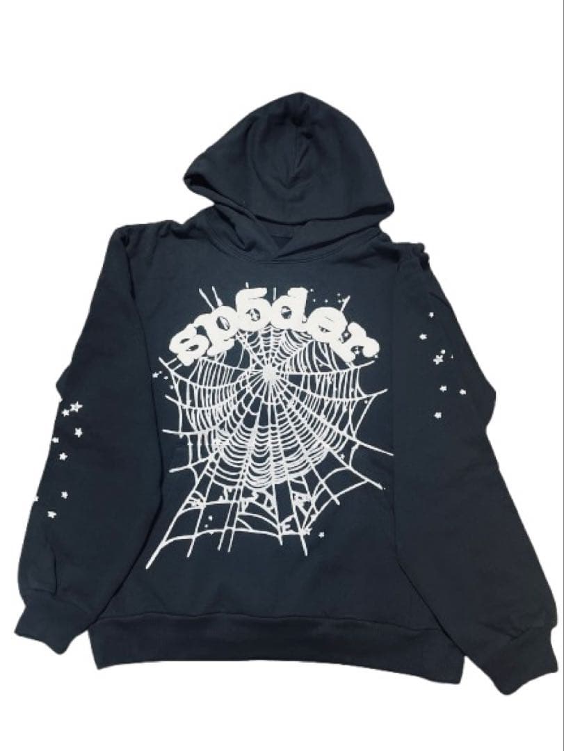 sp5der クモの巣デザイン パーカー S Sp5der hoodie men - Etsy 日本