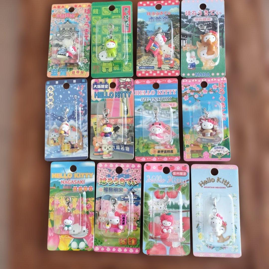 ③ハローキティ 地域限定　ファスナーマスコット　 12個セットまとめ売り Yahoo!オークション -「キティファスナーマスコット」の落札相場・落札価格